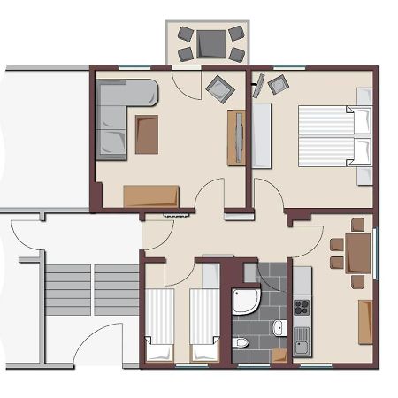 Appartamento Haus Auguste, Kormoran Rostock Esterno foto